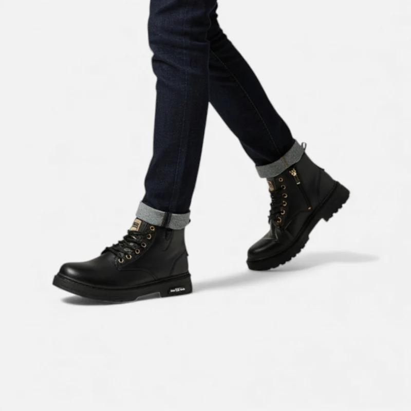 Herren Boots mit Profilsohle Robust