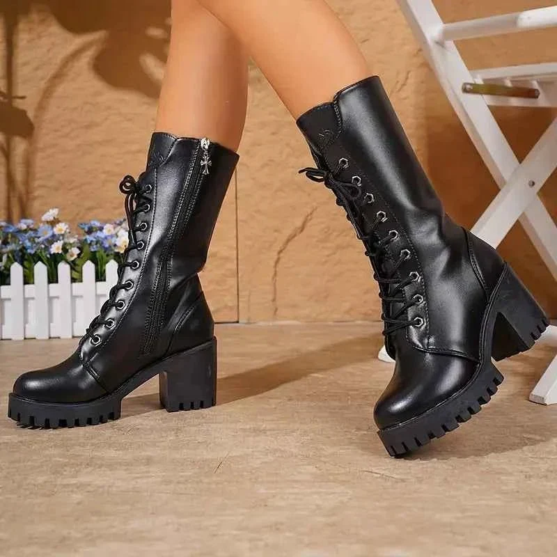 Stiefel Damen Reißverschluss