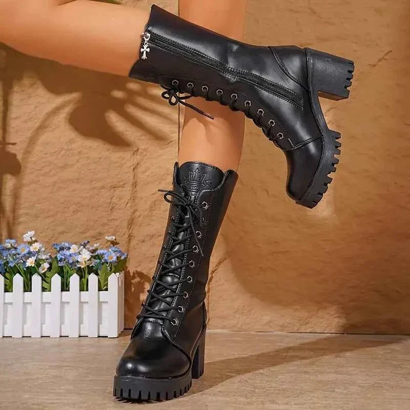 Stiefel Damen Reißverschluss