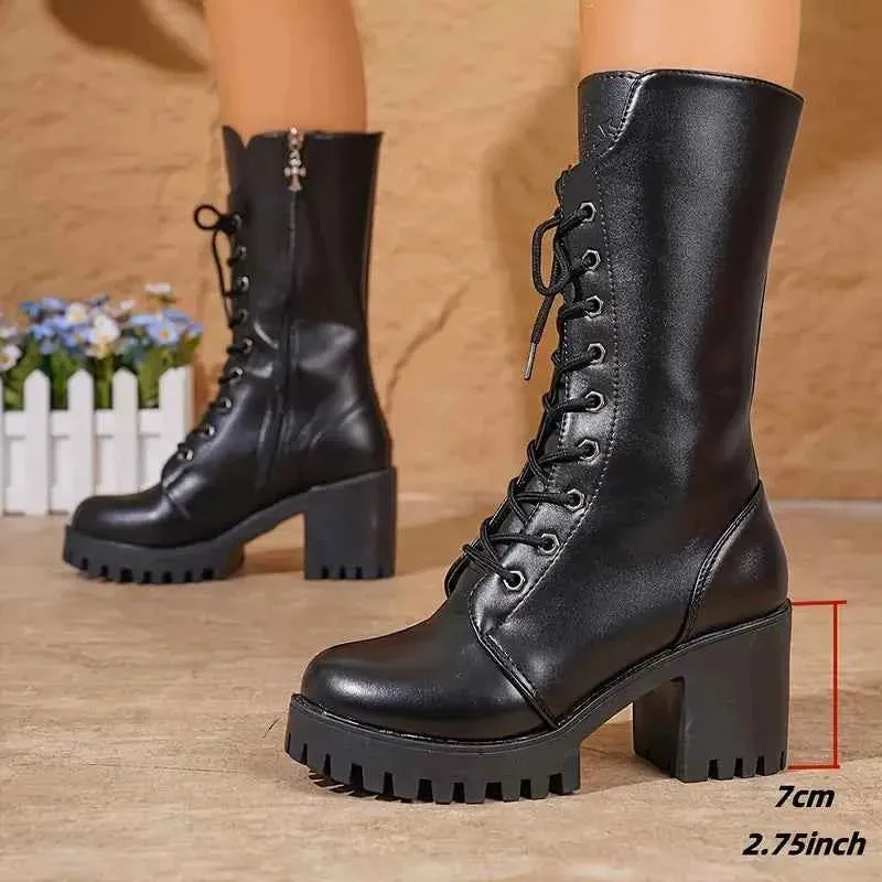 Stiefel Damen Reißverschluss