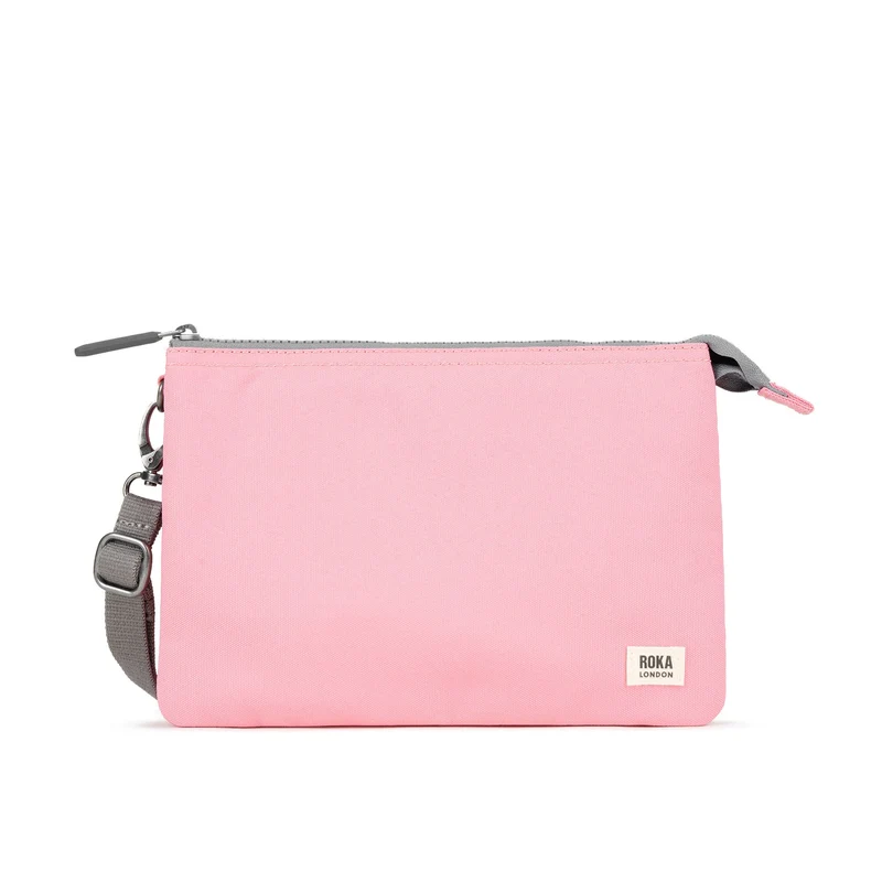 ROKA Carnaby Crossbody Rose XL Tasche aus recyceltem Canvas