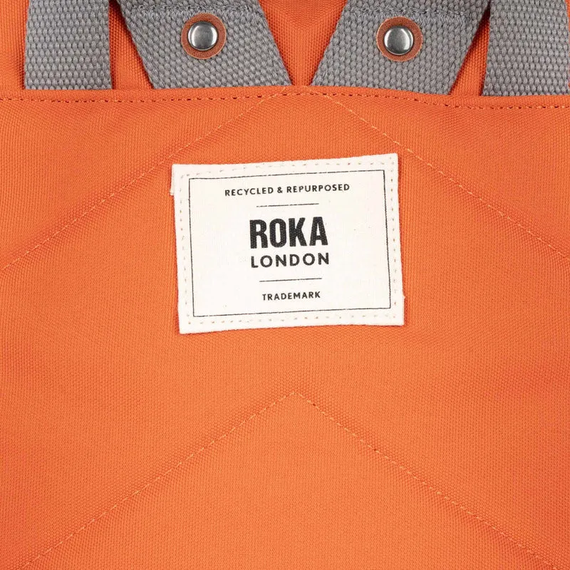 ROKA Waterhouse Atomic Orange Mittelgroße Tasche aus recyceltem Canvas