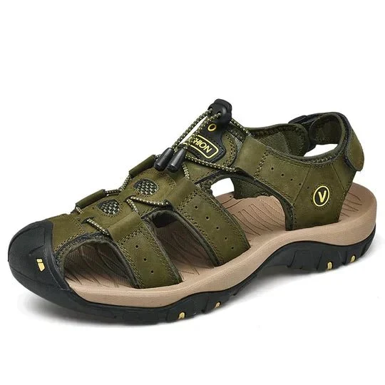 Herren Trekkingsandalen Mit Klettverschluss Für Outdoor