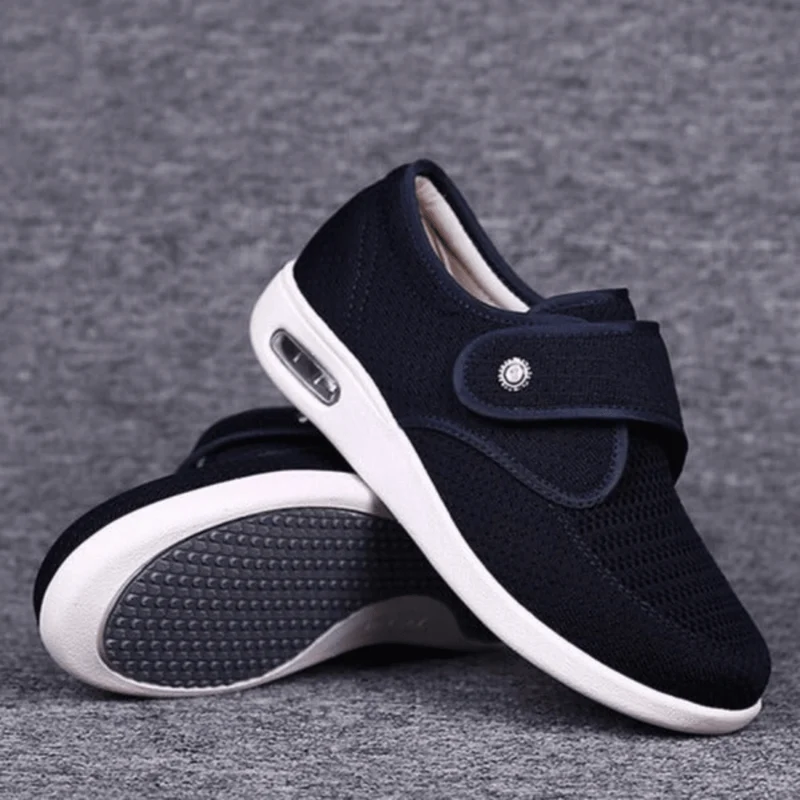 Damen Sneaker Mit Komfortsohle Und Klettverschluss