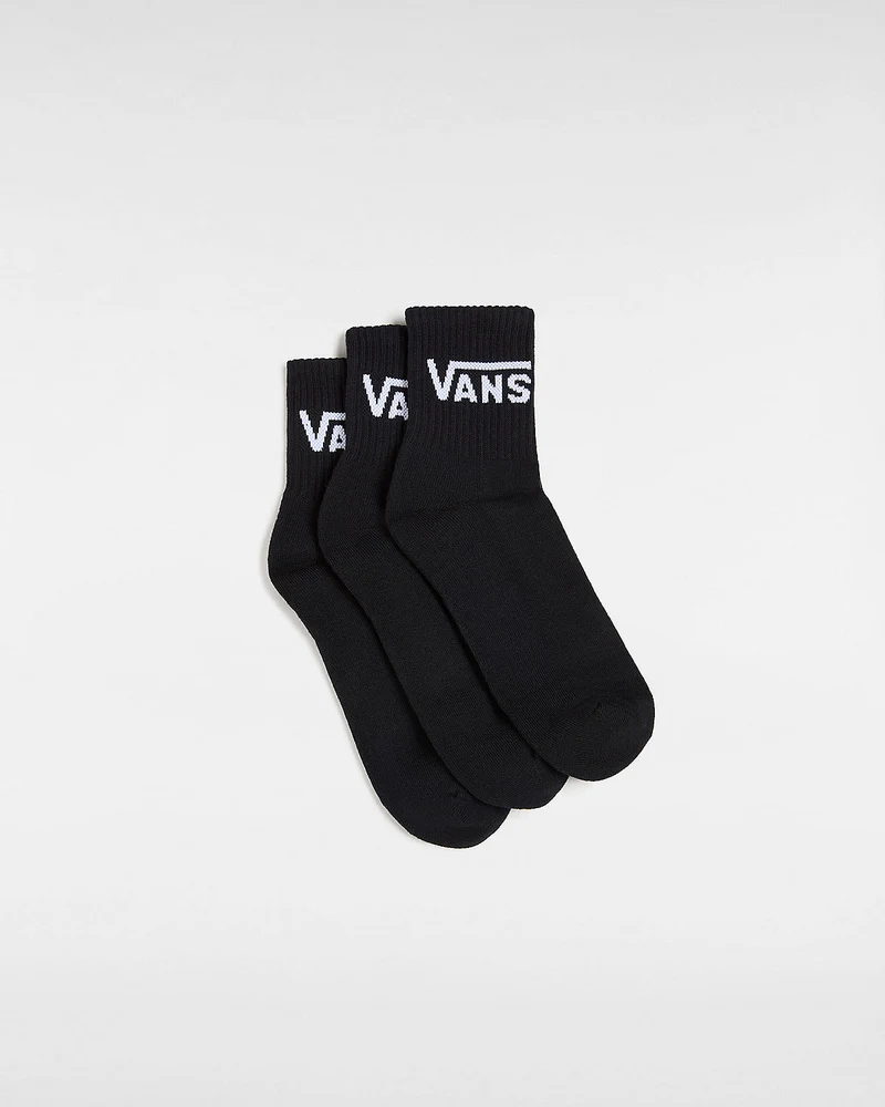 VANS Klassische Herren-Crew-Socken (3 Paar) – Schwarz