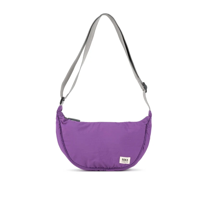 ROKA Farringdon Lila recycelter Taslon-Beutel