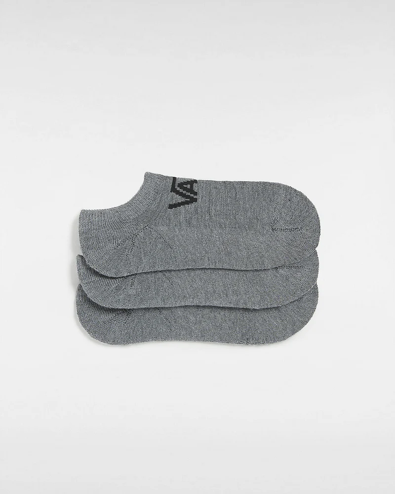 VANS Klassische Kick-No-Show-Socken für Kinder (3 Paar) – Grau