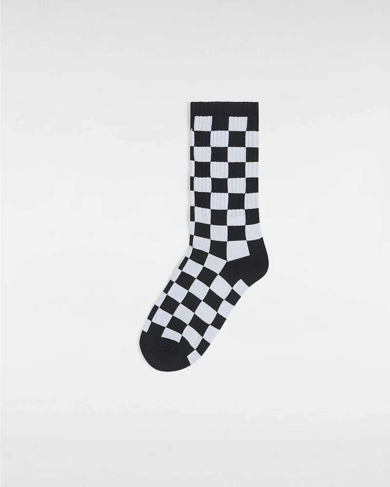 VANS Klassische karierte Crew-Socken für Kinder (1 Paar) – Schwarz / Weiß