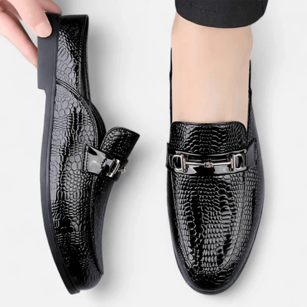 Herren Loafer Elegant mit Metallspange