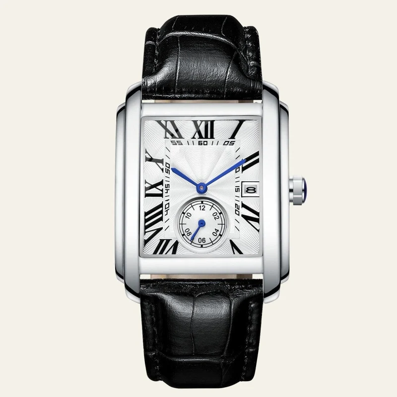 Herren Armbanduhr Rechteckig Elegant