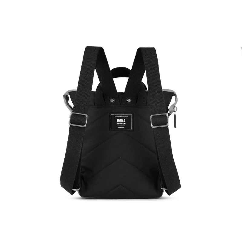 ROKA Black Label Bantry Kleine Tasche aus recyceltem Canvas von B Ash
