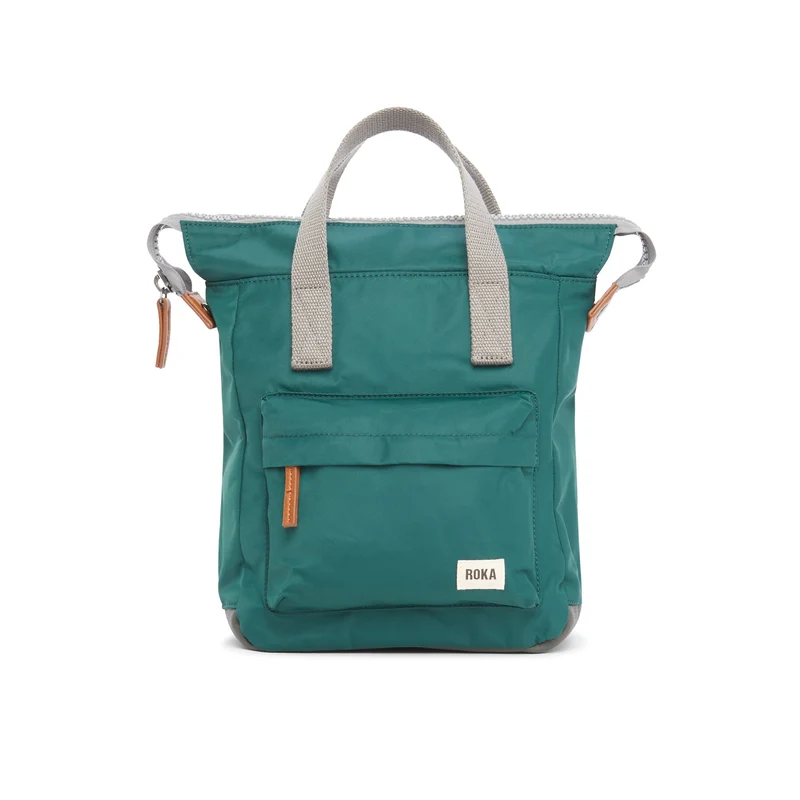 ROKA Bantry B Türkisfarbene kleine Tasche aus recyceltem Nylon