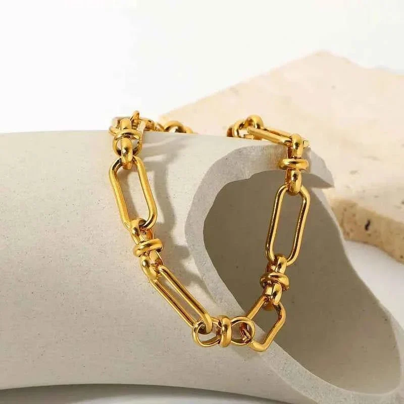 Gliederarmband Gold
