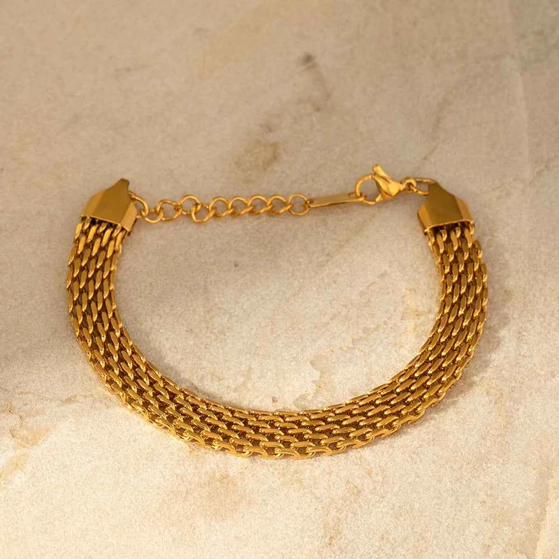 Geflochtenes Armband Gold