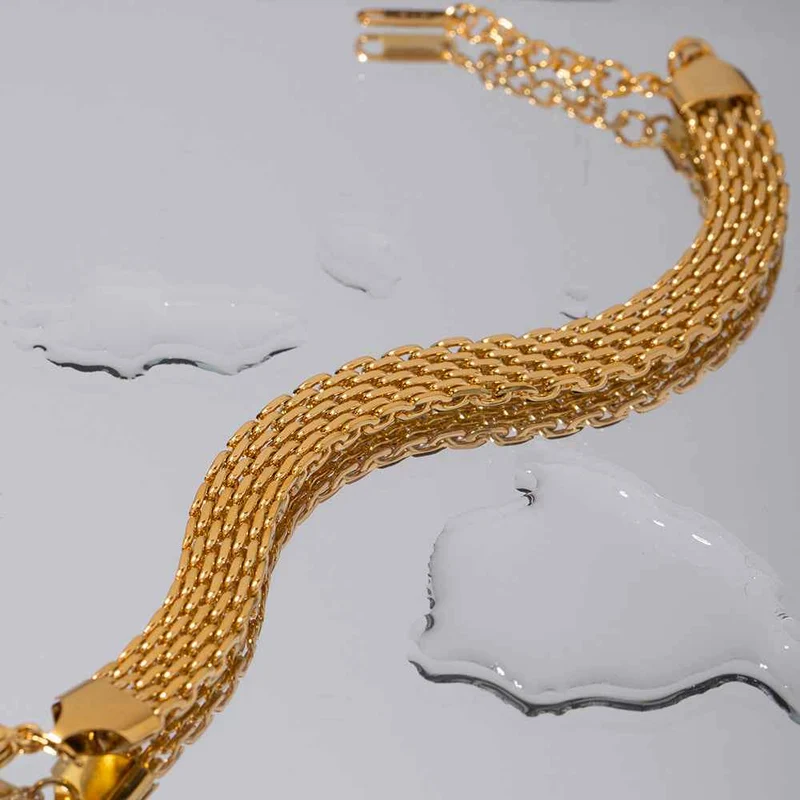 Geflochtenes Armband Gold