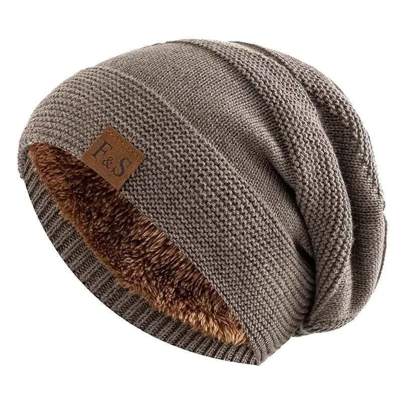 Warme Strickmütze