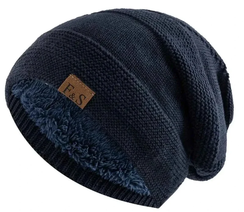 Warme Strickmütze