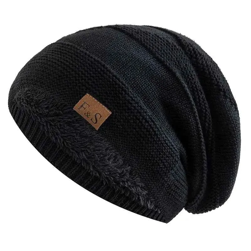 Warme Strickmütze