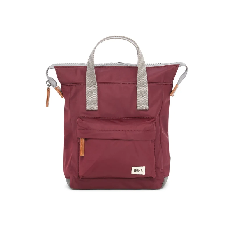 ROKA Bantry B Plum Kleine Tasche aus recyceltem Nylon