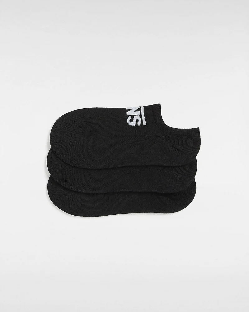 VANS Klassische Kick-No-Show-Socken für Kinder (3 Paar) – Schwarz