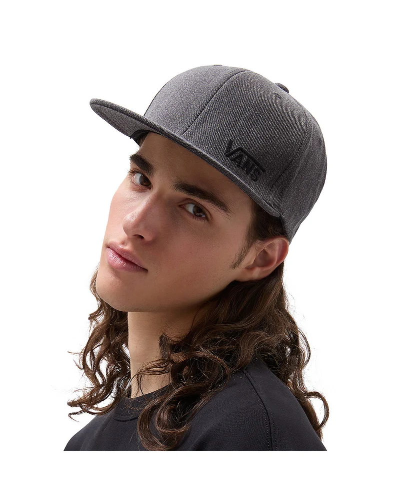 VANS Unisex Splitz Flexfit Cap – Charcoal Heather