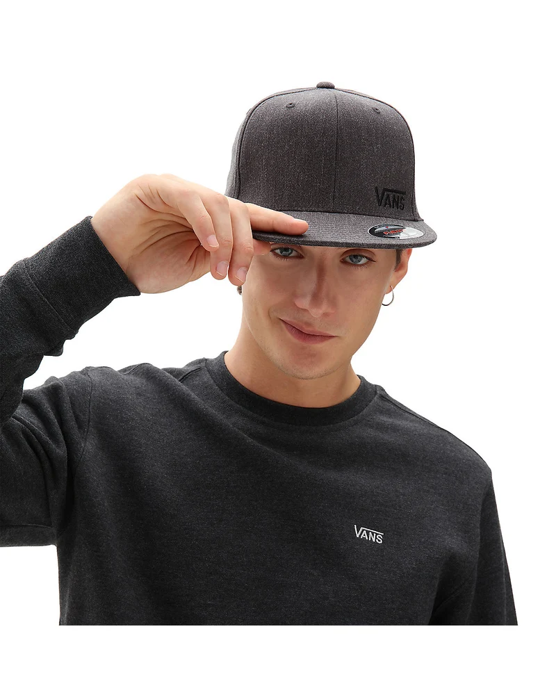 VANS Unisex Splitz Flexfit Cap – Charcoal Heather