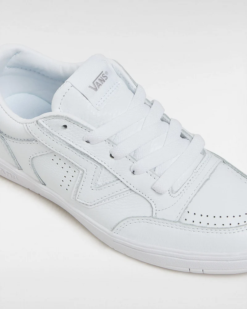 VANS Unisex Lowland ComfyCush Ledersneaker – True White