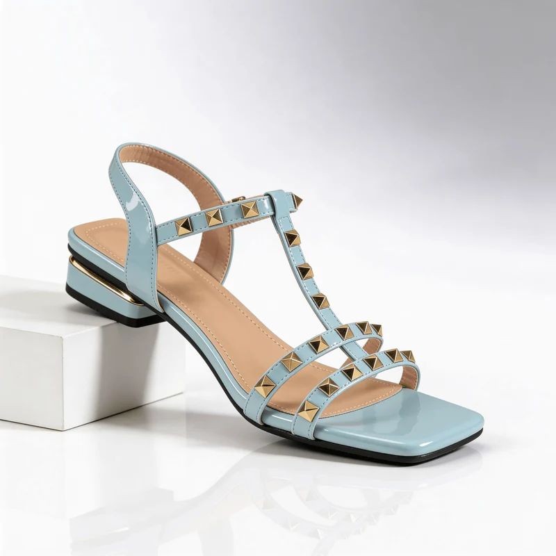 Elegante Riemchensandalen Damen mit Absatz
