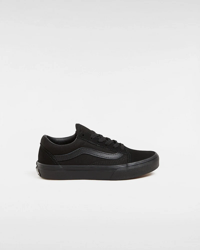 VANS Kinder-Old-Skool-Turnschuhe – Schwarz / Schwarz