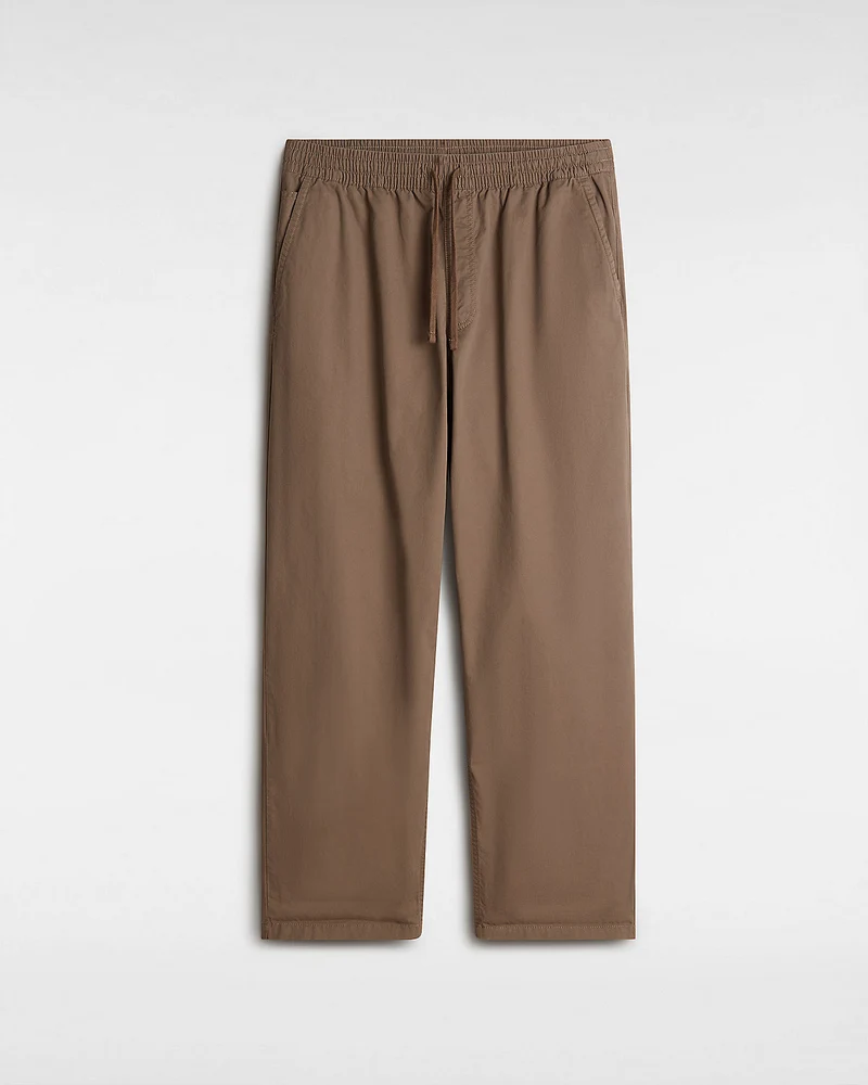 VANS Herren Range Baggy Tapered Hose mit elastischem Bund – Braun