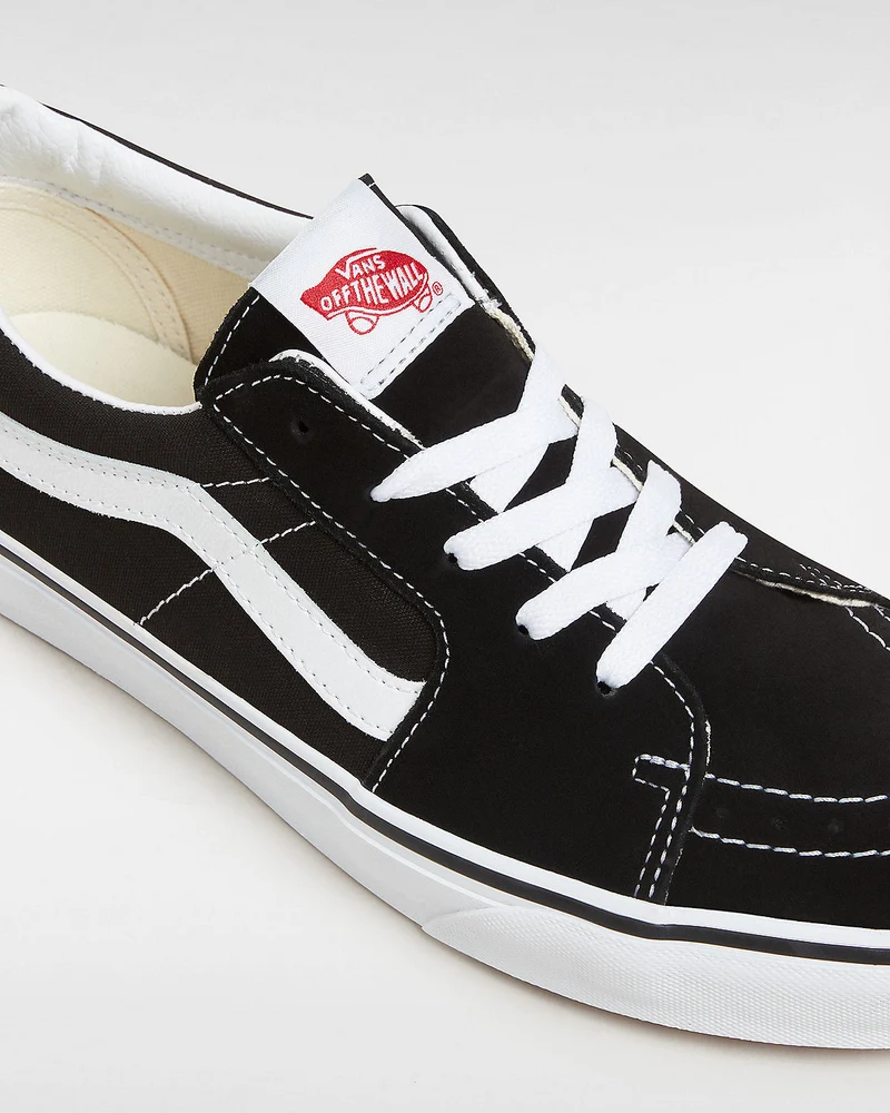 VANS Unisex-Sneaker Sk8-Low – Schwarz/Weiß