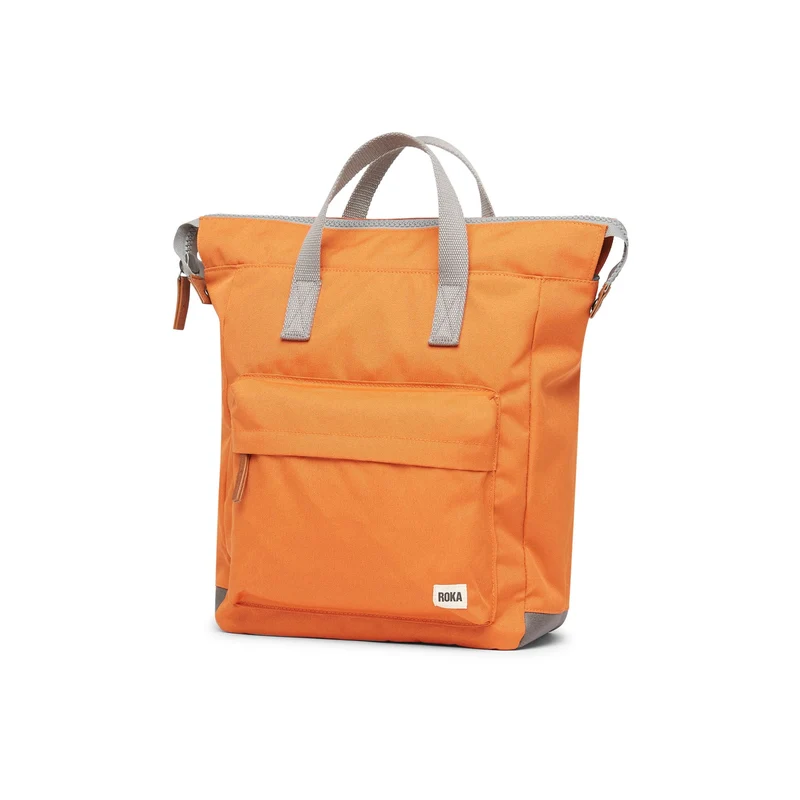 ROKA Bantry B Atomic Orange Medium Tasche aus recyceltem Canvas