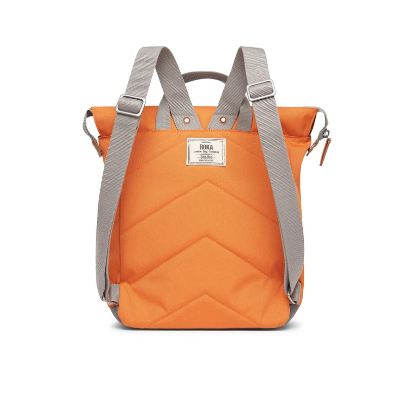 ROKA Bantry B Atomic Orange Medium Tasche aus recyceltem Canvas