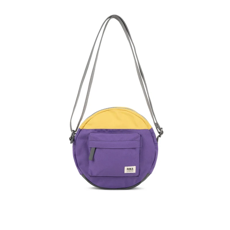 ROKA Kreativer Abfall Paddington B Imperial Lila / Bambus Einheitsgröße Recycelte Canvas-Tasche
