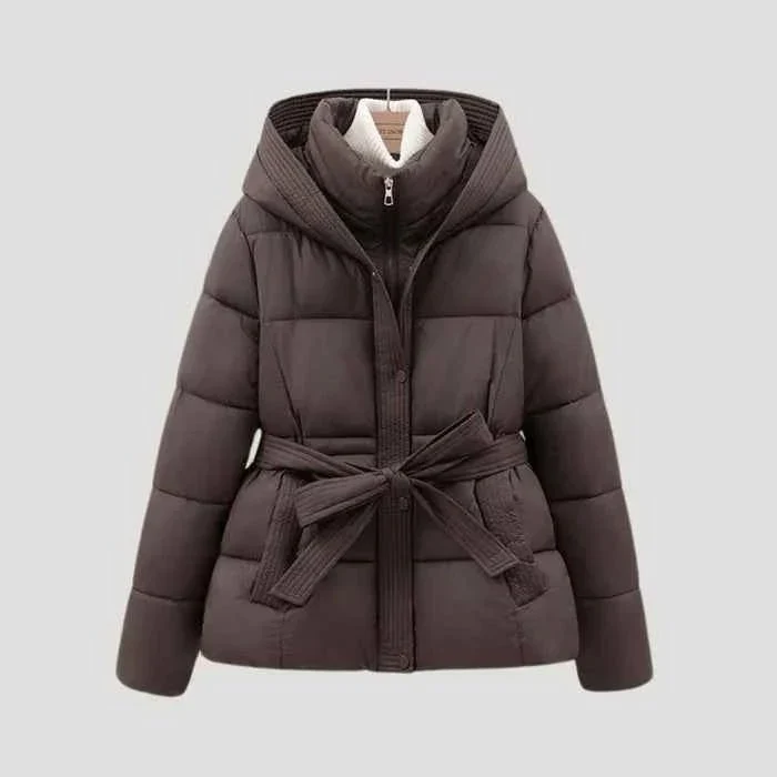 Winterjacke Mit Gürtel