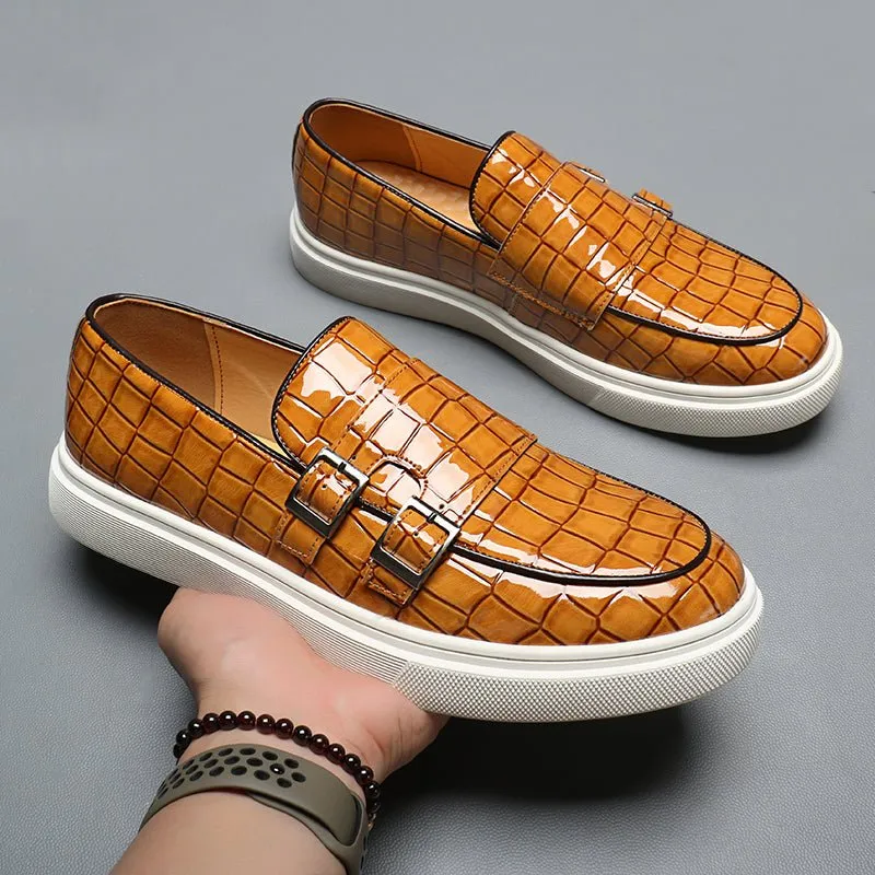 Herren Loafer Flechtoptik Slip-On