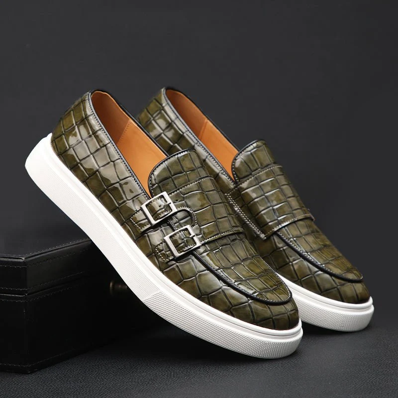 Herren Loafer Flechtoptik Slip-On