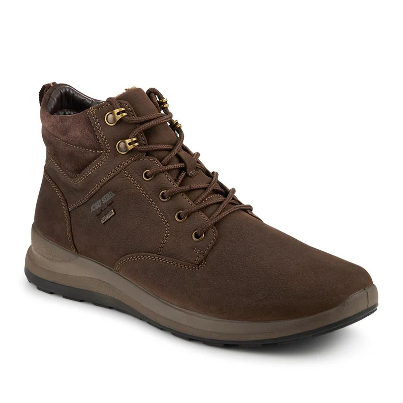 Josef Seibel Leather Water-Resistant Boots - JOSEF42505 / 328 199 - Dark Brown