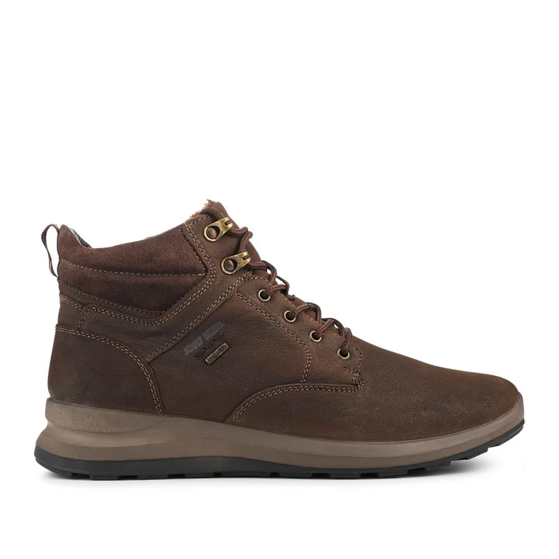 Josef Seibel Leather Water-Resistant Boots - JOSEF42505 / 328 199 - Dark Brown