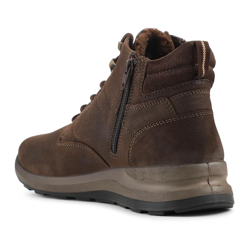 Josef Seibel Leather Water-Resistant Boots - JOSEF42505 / 328 199 - Dark Brown