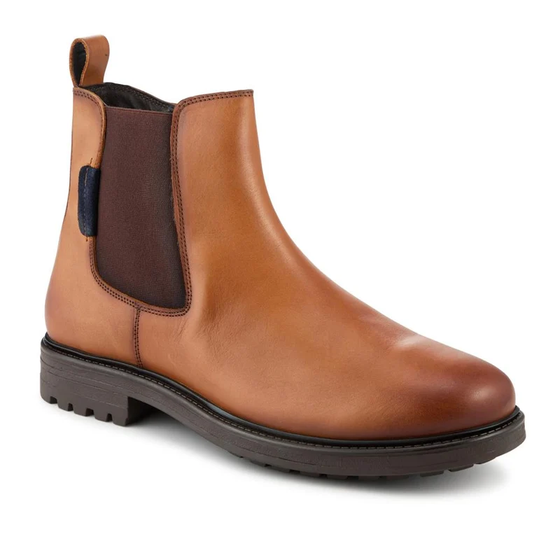 Smart Leather Chelsea Boots - JFOOT42030 / 328 339 - Tan