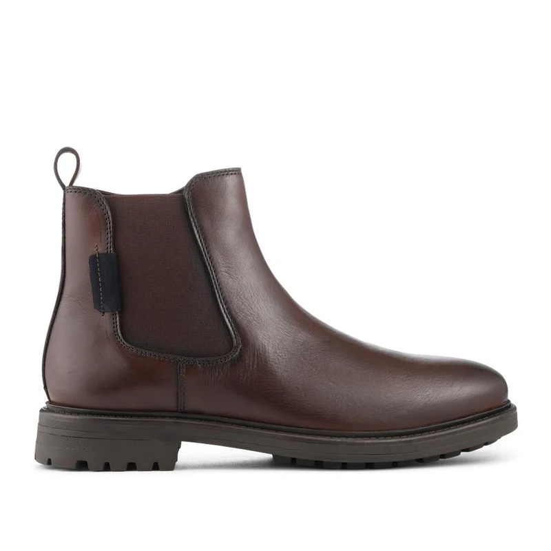 Smart Leather Chelsea Boots - JFOOT42030 / 328 339 - Brown