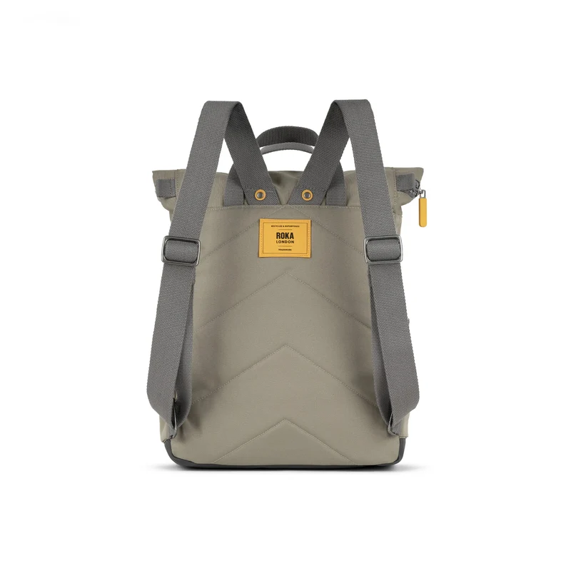 ROKA Gelbes Etikett Canfield B Coriander Medium Tasche aus recyceltem Canvas
