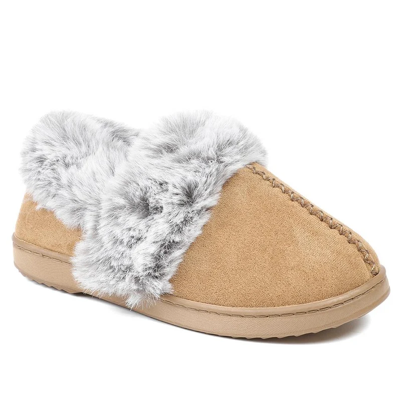 Luxury Velour Cushioned Slippers - GALOP42000 / 328 069 - Chestnut