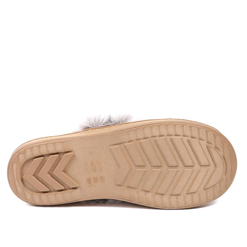 Luxury Velour Cushioned Slippers - GALOP42000 / 328 069 - Chestnut