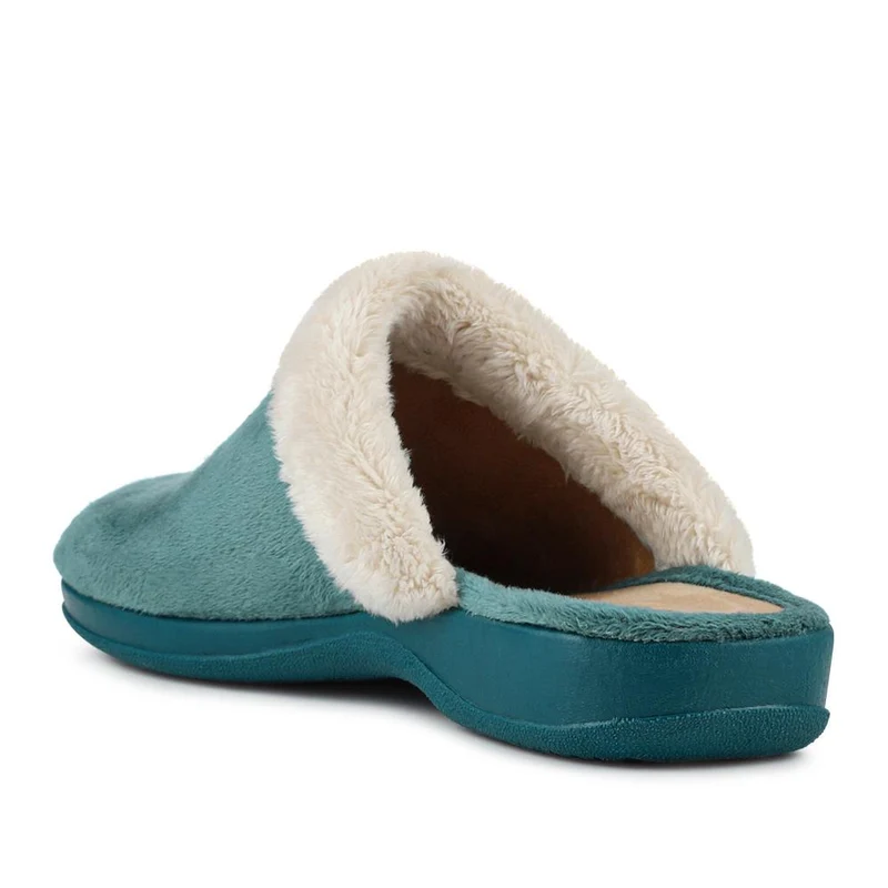 Heeled Mule Slippers - ANAT42000 / 328 297 - Teal
