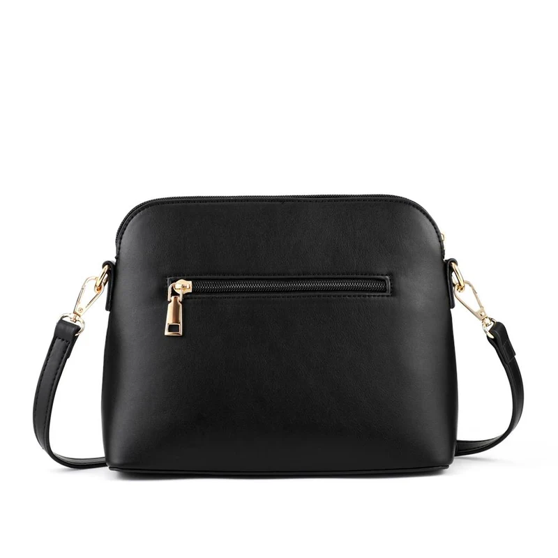 Bellissimo Multi-Zip Crossbody Bag - BELHETIA42006 / 328 387 - Black Floral