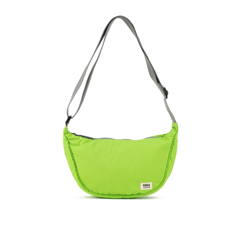 ROKA Farringdon Limettenfarbener, recycelter Taslon-Beutel