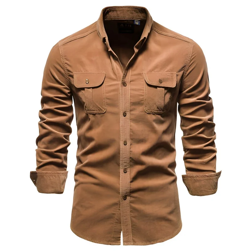 Freizeithemd Kurzarm Herren Slim Fit