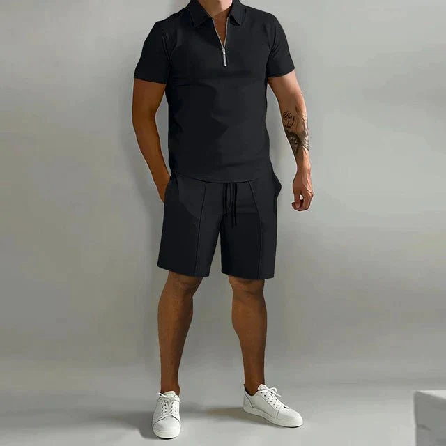 Polo Shorts Set Herren